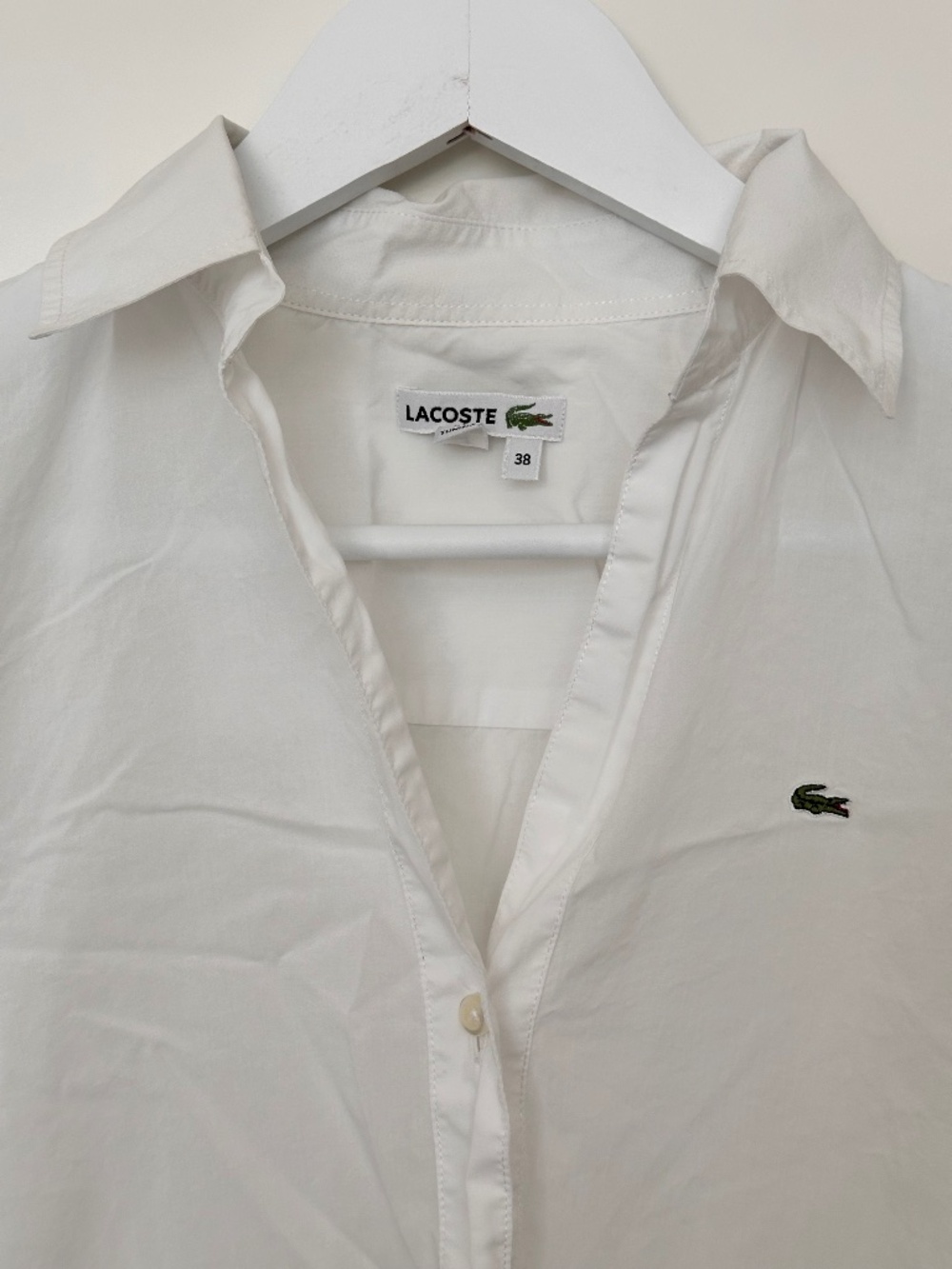 Lacoste Button-Down Shirt (women's 38/Small)